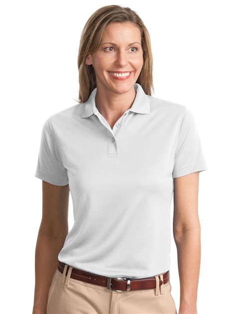 Port Authority - Port Authority Women's Comfortable Pique Polo Shirt ...