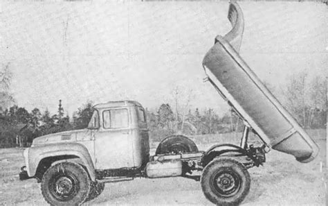 苏联ЗИЛ（ZIL）-ММЗ（MMZ）-555系列自卸车 - 液压汇