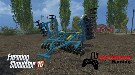 Farming Simulator Bdt Disc Harrow Mod Youtube