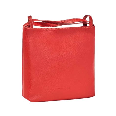 Borsa Zaino Rossa Donna Fantini Pelletteria