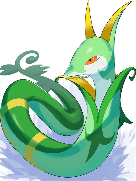 Serperior Pokemon Drawn By Mian Zandora Danbooru