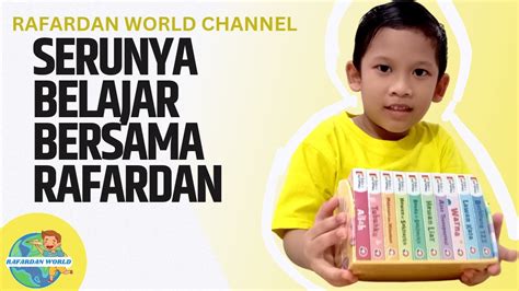 SERUNYA BELAJAR BERSAMA RAFARDAN UNBOXING BUKU BELAJAR YouTube