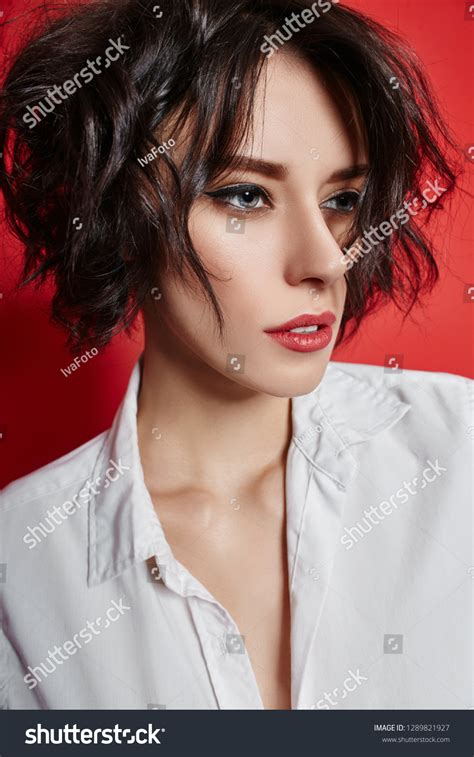 Short Hairstyle Naked Sexy Woman Short Stock Photo 1289821927 Shutterstock