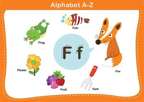 Alphabet Letter F Vector Illustration 2268015 Vector Art At Vecteezy