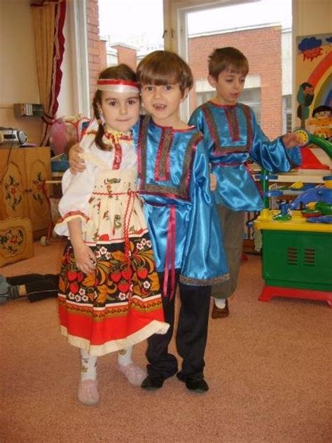 Русский национальный костюм (мальчик и девочка) за 500.00 руб ...