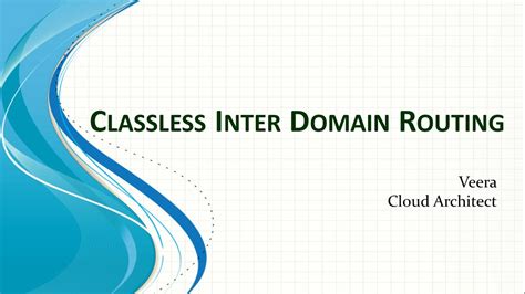 Classless Inter Domain Routing Cidr Simplified Youtube