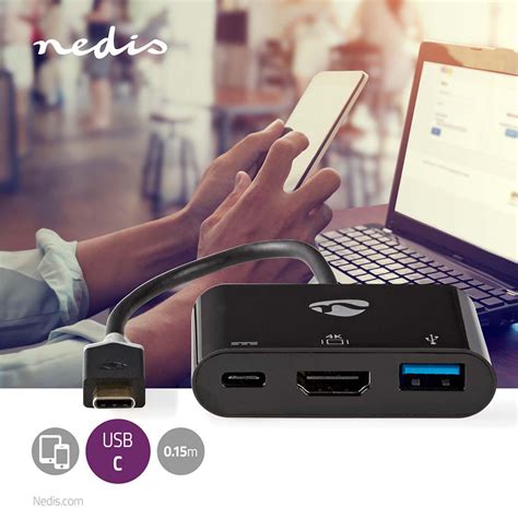 Usb Multi Port Adapter Usb 32 Gen 1 Usb C™ Male Hdmi™ Output Usb A Female Usb C