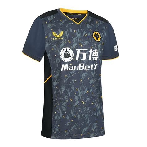 Wolverhampton Wanderers 2021 22 Castore Away Kit 21 22 Kits