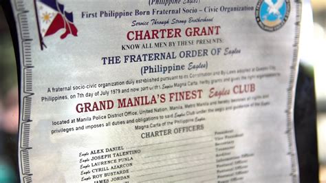 Grand Manila S Finest Eagles Club Rd General Monthly Meeting In Gubat