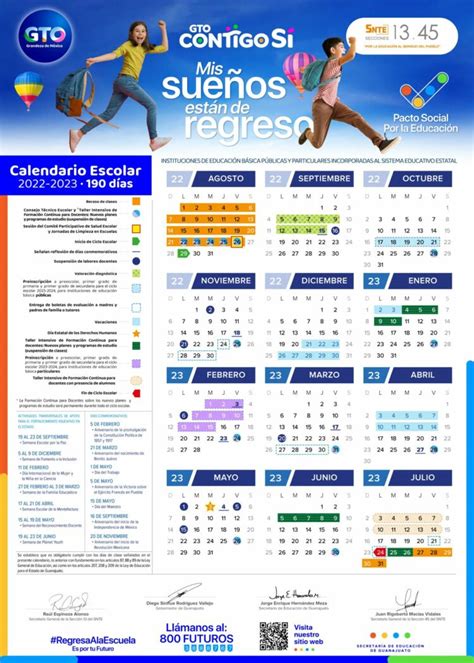 Calendario Escolar 2023 2024 Guanajuato Pdf Image To U