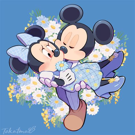 Mickey Mouse And Minnie Mouse Disney Drawn By Gamorangetana Danbooru