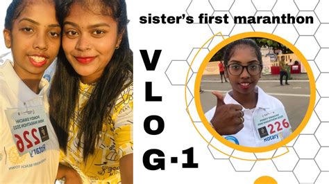 Vlog 1 Sisters First Marathon 🏃🏻‍♀️ ️ Her Wish Came True ️‍🔥