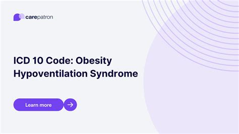 Obesity Hypoventilation Syndrome Icd Cm Codes