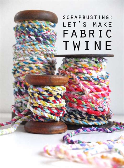 How To Make Fabric Twine Love To Stitch And Sew