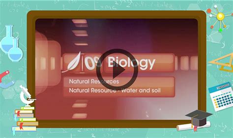 Natural Resources Water And Soil Videos Cbse Class Biology