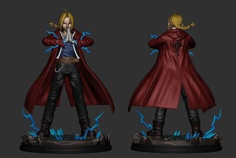 Edward Fullmetal Alchemist D Model D Printable Cgtrader