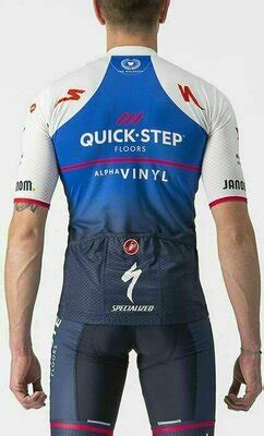 Castelli Quick Step Alpha Vinyl Competizione Jersey Belgian Blue