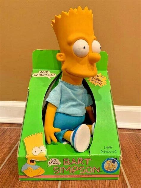 1990 Vintage Bart Simpson Doll Dandee Brand New 2072054197