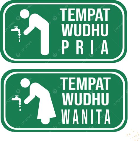 Tempat Wudhu Pria Dan Wanita Png