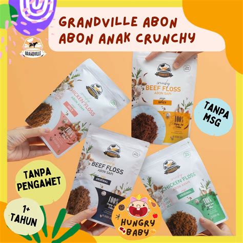 Jual Abon Grandville Gram Abon Crunchy Premium Anak Tahun