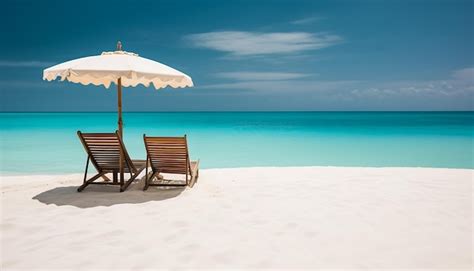 Premium Ai Image A Relaxing Day At The Beach