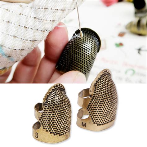 Metal Retro Sewing Thimble Pin Needles Finger Protector Vintage Sewing