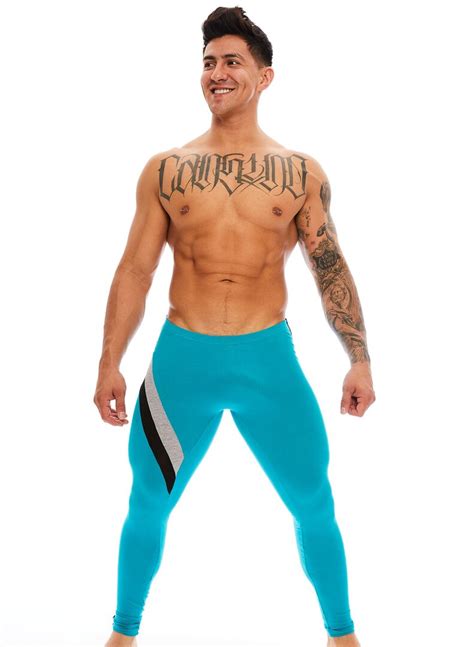 N N Reign Sport Tights Jade Green Sportpants Tights Menssecret