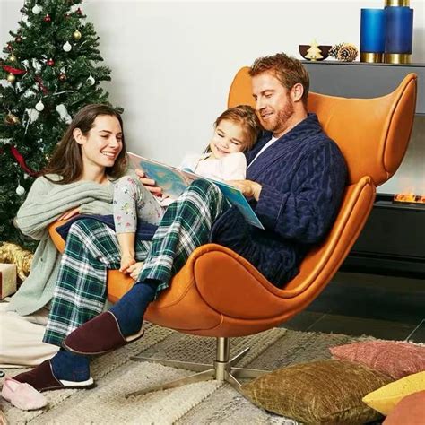 Fashionable Creative Cozy Lazy Lounge Leather Chair - Online Furniture ...