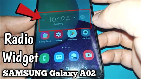 How To Add Radio Widget In Samsung Galaxy A02 Youtube