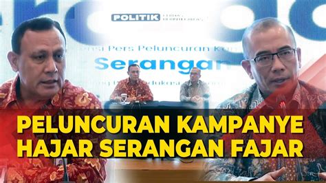 Full Cegah Politik Uang Kpk Luncurkan Kampanye Hajar Serangan Fajar