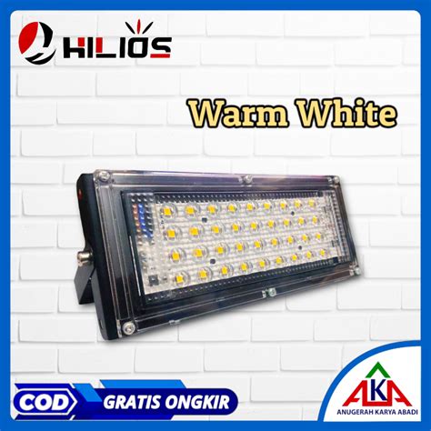 Lampu Sorot Hilios Slim Tembak Led Flood Light Ip W V Outdoor