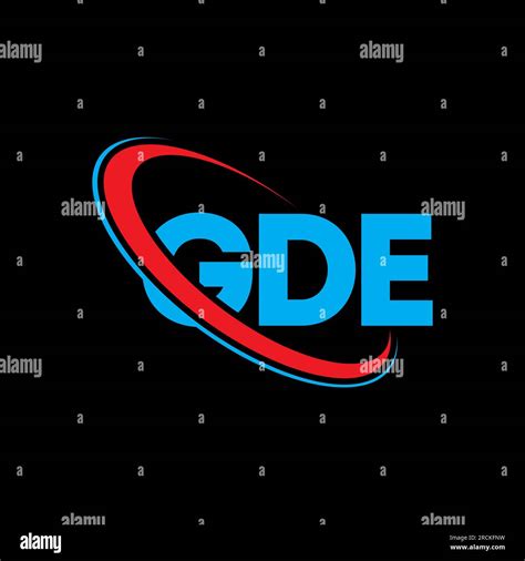 GDE logo. GDE letter. GDE letter logo design. Initials GDE logo linked ...