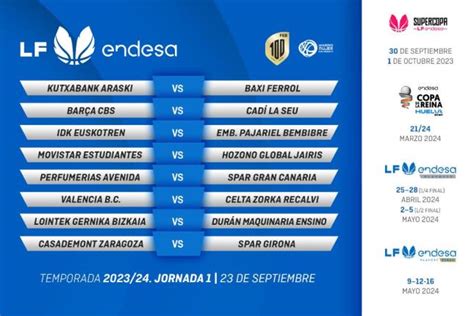 El Bar A Cbs Ja Coneix El Calendari De La Liga Femenina Endesa