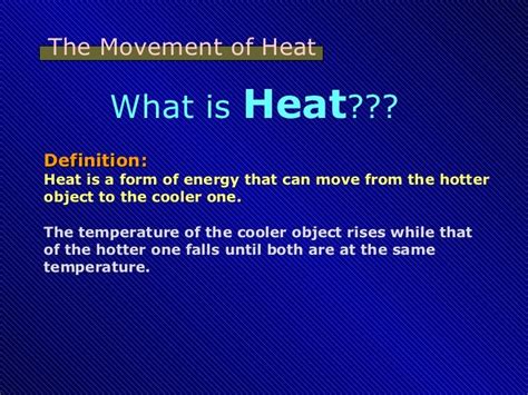 Chapter Fifteen Transmission Of Heat Energy