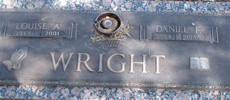 Louise Agnes Horak Wright Find A Grave Memorial