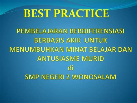 Ppt Best Practiceppt