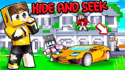 Das Erste Minecraft Stadt Hide And Seek 7000 Iq Versteck Youtube