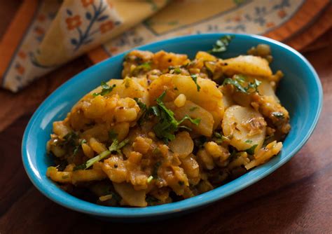 Maharashtrian Aloo Bhujne Recipe By Archanas Kitchen