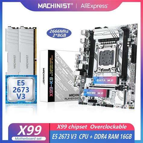 Machinista X Placa M E Lga Conjunto Kit Processador Intel