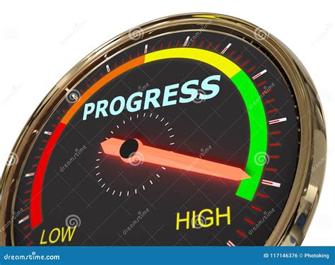 Measuring Progress Level Stock Illustration Illustration Of Discover