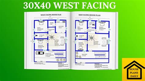 30x40 West Facing Vastu House Design House Designs And Plans Pdf Books