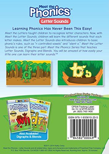 Meet the Phonics - Letter Sounds DVD | Phonics