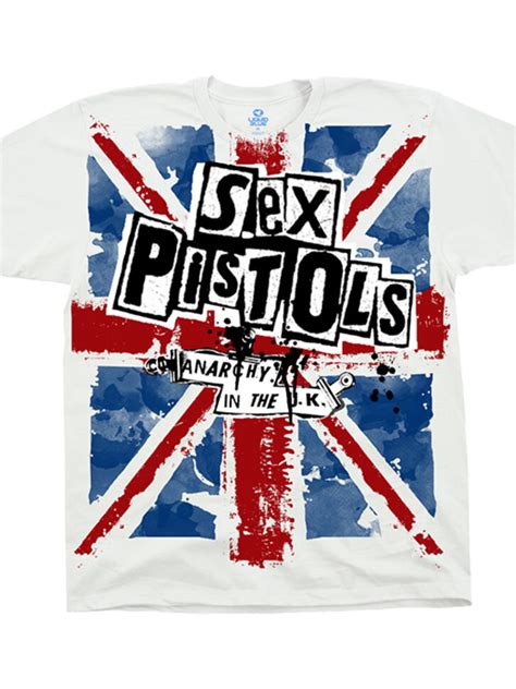 Bílé Hudební Tričko Sex Pistols Anarchy In The Uk Dedoles