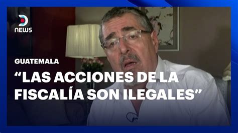 Guatemala La Fiscal A Acusa A Ar Valo De Delitos Y Busca Anular Las