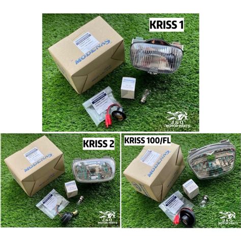 Modenas Kriss Kriss Kriss Kriss Fl Head Lamp Unit Lampu