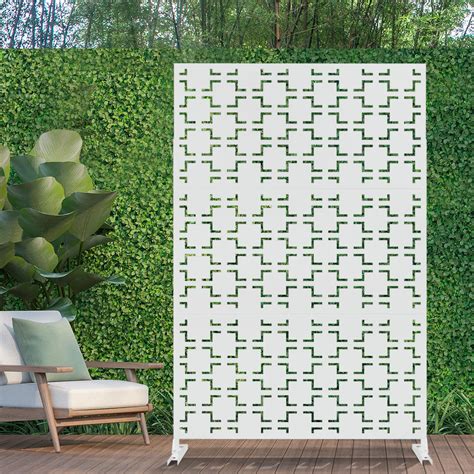 Snapklik Pexfix Decorative Privacy Screen Fence Outdoor Metal