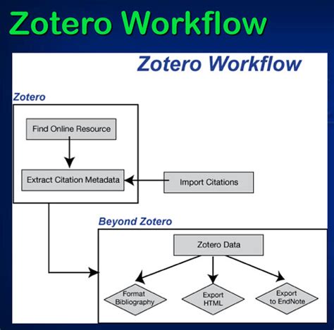 Zoteroworkflow Flowchart For Zotero Workflow From Entering Flickr