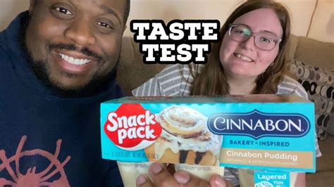 Cinnabon Snackpak Pudding Taste Test 22 Ajreacts2 W Staci Youtube