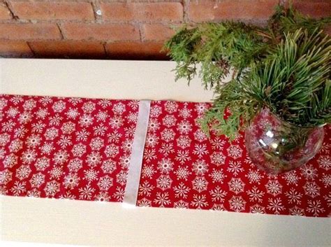 No Sew Diy Table Runner Made From Napkins The Creek Line House Table Runner Diy Christmas