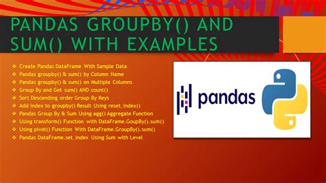 Pandas Groupby And Sum With Examples Spark By {examples}